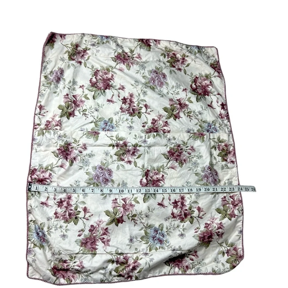 2 Waverly Rose Standard Pillow Shams Floral Gingham Norfolk Sonata Cottagecore